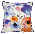 Digitally Printed 100% Cotton Canvas 240 Gsm 18 X 18 Inch Set Of 2 Cushion Covers,Amore