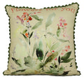 Digitally Printed 100% Cotton Canvas 240 Gsm 18 X 18 Inch Set Of 2 Cushion Covers,,Flowers For You