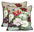 Digitally Printed 100% Cotton Canvas 240 Gsm 18 X 18 Inch Set Of 2 Cushion Covers,