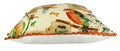 Digitally Printed 100% Cotton Canvas 240 Gsm 18 X 18 Inch Set Of 2 Cushion Covers,Birds And Flowers