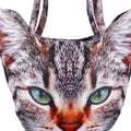 Digitally Printed Animal Face Bag,Polyester,12x12x24 Inch,Cat Face Head,AFB01-6