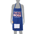 Screen Print Cooking Apron Duck Cotton - Kitchen Gifts for Women -31x26 Inch-Free Adjustable Size -Chef's Apron-Boss (Any Question)