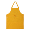 Screen Print Cooking Apron Duck Cotton - Kitchen Gifts for Women -31x26 Inch-Free Adjustable Size -Chef's Apron-I Love Pizza