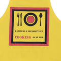 Screen Print Cooking Apron Duck Cotton - Kitchen Gifts for Women -31x26 Inch-Free Adjustable Size -Chef's Apron-COOKING