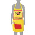 Screen Print Cooking Apron Duck Cotton - Kitchen Gifts for Women -31x26 Inch-Free Adjustable Size -Chef's Apron-COOKING