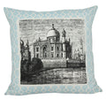 100% Cotton Canvas 240 Gsm 18 X 18 Inch Screen Printed,Set Of 2 Cushion Covers,Tajmahal,Cnc18-3