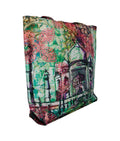 Digital Print Tote Fashion Bag Multipurpose Shopping Hand Bag,Waterproof Faux Silk and Polysatin Lining,16X14X4 Inch,Taj Mahal