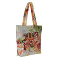 Digital Print Tote Fashion Bag Multipurpose Shopping Hand Bag,Waterproof Faux Silk and Polysatin Lining,16X14X4 Inch,Dancing Camel