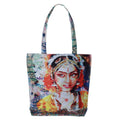 Digital Print Tote Fashion Bag Multipurpose Shopping Hand Bag,Waterproof Faux Silk and Polysatin Lining,16X14X4 Inch,Lady Dancer