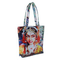 Digital Print Tote Fashion Bag Multipurpose Shopping Hand Bag,Waterproof Faux Silk and Polysatin Lining,16X14X4 Inch,Lady Dancer