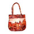 Digitally Printed Multicolor Fashion Tote Bags 100% Polyester Reversible Design Waterproof Quilted 15X16 Inch,FT79-8