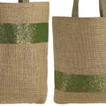 Set Of 2 Multipurpose Shopping Bags, Jute Shimmer,Natural Fiber-Eco Frienly,Non Woven Lining JSSB_JSMB_803