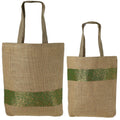 Set Of 2 Multipurpose Shopping Bags, Jute Shimmer,Natural Fiber-Eco Frienly,Non Woven Lining JSSB_JSMB_803