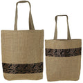 Set Of 2 Multipurpose Shopping Bags, Jute Shimmer,Natural Fiber-Eco Frienly,Non Woven Lining JSSB_JSMB_804