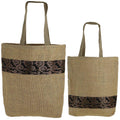 Set Of 2 Multipurpose Shopping Bags, Jute Shimmer,Natural Fiber-Eco Frienly,Non Woven Lining JSSB_JSMB_804