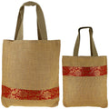 Set Of 2 Multipurpose Shopping Bags, Jute Shimmer,Natural Fiber-Eco Frienly,Non Woven Lining JSSB_JSMB_805