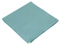 Digitally Printed Faux Silk Place Mats And Napkins Set Of 6,Aqua Blue