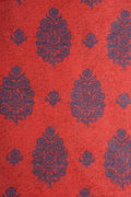 Door Curtains Set Of 2 Curtain Panels With Lining Digitally Printed Faux Silk 48 X 84 Inch,Blue And Red