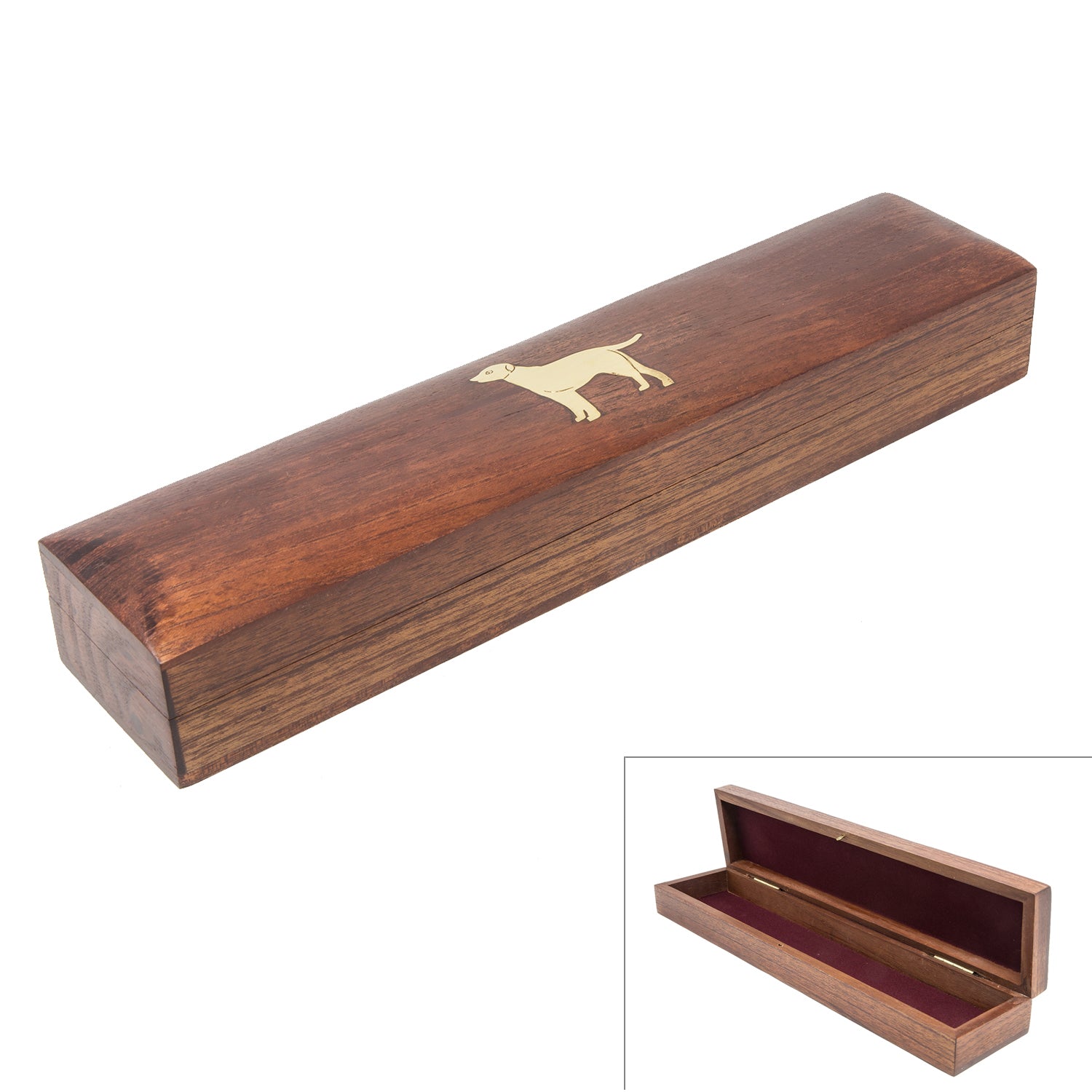 Flat wooden clearance box