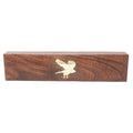 Handmade Long Wooden Box Carved By Traditional Artisans Of India- Wood Box Storage-Rectangular Wood Box-Eagle Charm,11 Inch