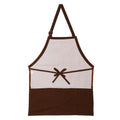 Digitally Printed Cotton Cooking Apron- Indian Printed Kitchen Apron for Women - 27 Inch x 22 Inch,Floral,Rust And Chocolate Brown