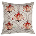 Shalinindia Digitally Printed Cotton Canvas Floral Cushion Cover 18X18 Inch Set Of 2,Zipper Pillow Covers