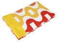 Cotton Printed Table Cloth Cover 6 Seater Rectangle Table Cover -60 x 102 inch,Yellow Border