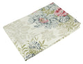 Cotton Printed Table Cloth Cover 12 Seater  Rectangle Table Cover -60 x 120 inch,Cream Border