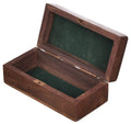 Wooden Trinket Jewelry Box, Sleek and Simple Gift for Sister, 4 X 2 X 1.5 Inches