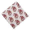 Set of 24 Napkins Floral 20" x 20" - 100% Cotton Fabric - Floral Indian Spring Décor for the Dining Room,TN24-7007