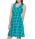 Women Apparels Cotton Printed Dress,Machine Washable,W-CPD32-1606, Size-32 Inch