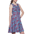 Womens Accessories Cotton Printed Dress,Machine Washable,W-CPD32-1607, Size-32 Inch