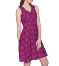 Women's Apparel Cotton Printed Dress,Machine Washable,W-CPD34-1608, Size-34 Inch