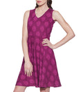 Women's Apparel Cotton Printed Dress,Machine Washable,W-CPD44-1608, Size-44 Inch