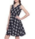 Women Apparels Cotton Printed Dress,Machine Washable,W-CPD44-1609, Size-44 Inch