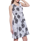 Clothes For Women Cotton Printed Dress,Machine Washable,W-CPD44-1611, Size-44 Inch