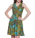 Womens Accessories Cotton Printed Dress,Machine Washable,W-CPD40-1614, Size-40 Inch