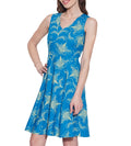 Clothes For Women Cotton Printed Dress,Machine Washable,W-CPD42-1618, Size-42 Inch