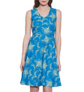 Women's Apparel Cotton Printed Dress,Machine Washable,W-CPD34-1618, Size-34 Inch