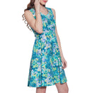 Clothes For Women Cotton Printed Dress,Machine Washable,W-CPD46-1619, Size-46 Inch