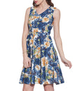 Womens Clothing Cotton Printed Dress,Machine washable,W-CPD36-1620, Size-36 Inch