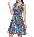 Women's Apparel Cotton Printed Dress,Machine Washable,W-CPD36-1621, Size-36 Inch