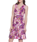 Women's Apparel Cotton Printed Dress,Machine Washable,W-CPD40-1622, Size-40 Inch