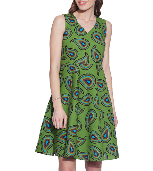 Womens Accessories Cotton Printed Dress,Machine Washable,W-CPD46-1623, Size-46 Inch