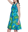 Women Apparels Cotton Printed Dress,Machine Washable,W-CPD34-1624, Size-34 Inch