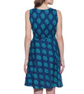 Clothes For Women Cotton Printed Dress,Machine Washable,W-CPD46-1629, Size-46 Inch