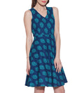 Womens Clothing Cotton Printed Dress,Machine washable,W-CPD42-1629, Size-42 Inch