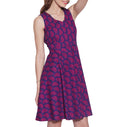 Womens Clothing Cotton Printed Dress,Machine washable,W-CPD36-1630, Size-36 Inch