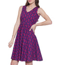 Women's Apparel Cotton Printed Dress,Machine Washable,W-CPD42-1630, Size-42 Inch