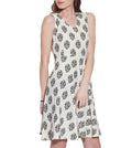 Women Apparels Cotton Printed Dress,Machine Washable,W-CPD32-1631, Size-32 Inch